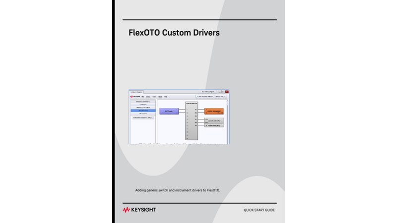 FlexOTO Custom Drivers Quick Start Guide